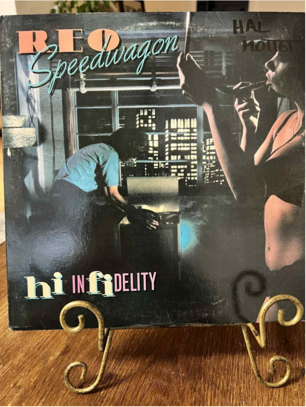 REO SPEEDWAGON HI Infidelity 1980 LP Hard Rock Vinyl Record Epic READ Preown *